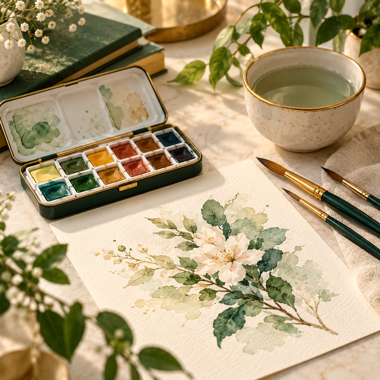 Watercolours & Paints — category illustration